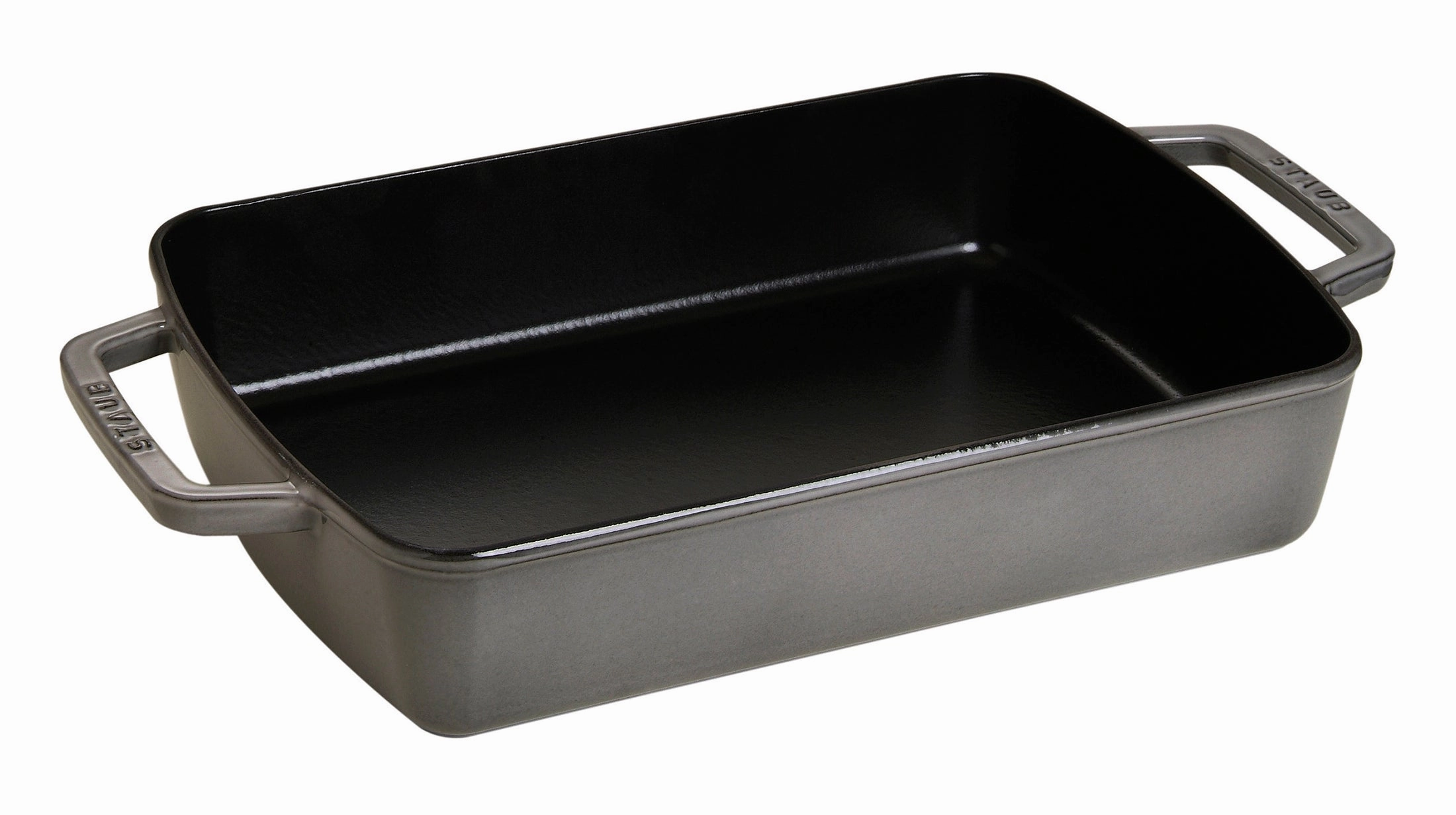 Staub Cast Iron 12-inch x 8-inch Roasting Pan Cookware holiday sale