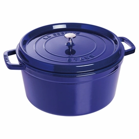 Staub Cast Iron 13.25-qt Round Cocotte Cookware holiday sale