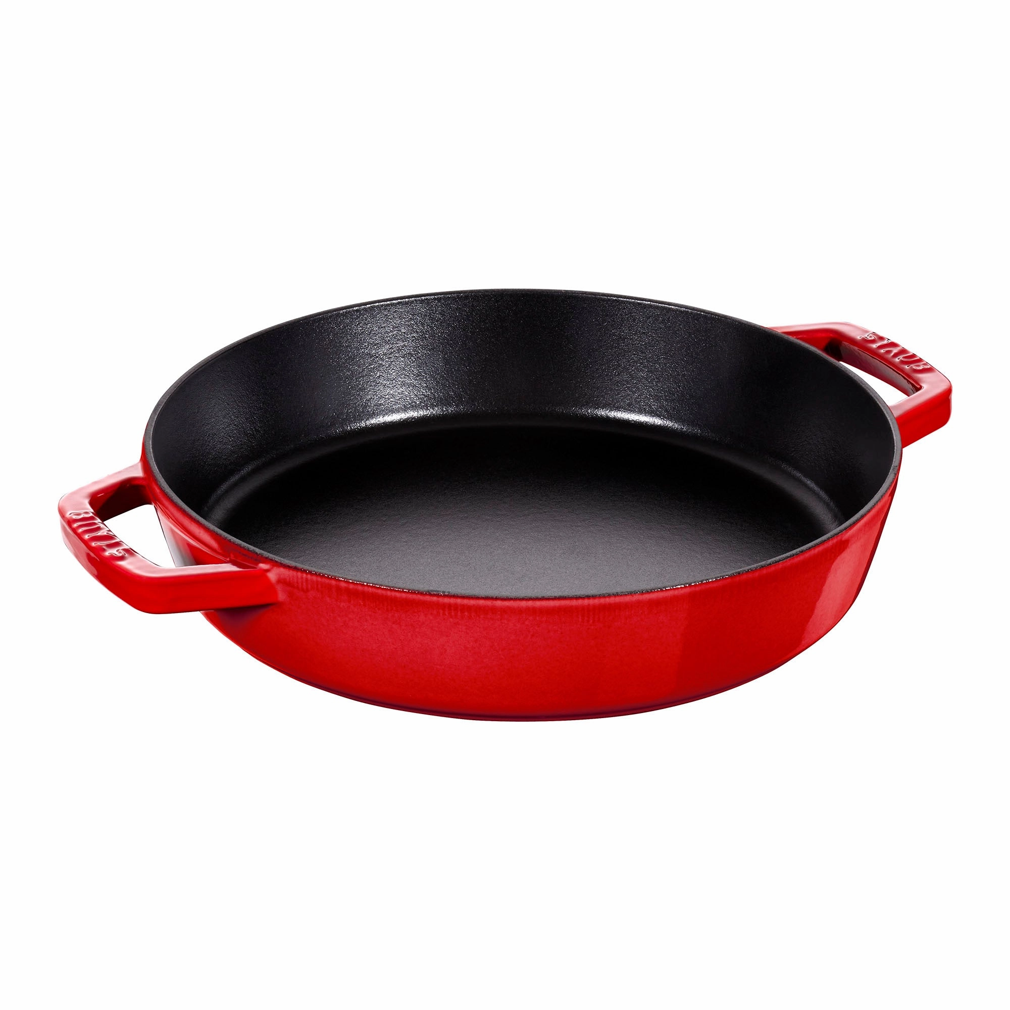 Staub Cast Iron 13-inch Double Handle Fry Pan Cookware holiday sale