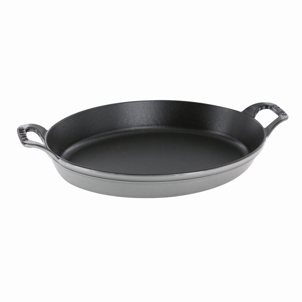 Staub Cast Iron 14.5-inch X 11.2-inch Oval Baking Dish