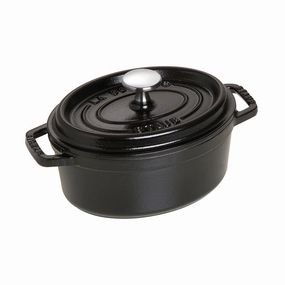 Staub Cast Iron 1-qt Oval Cocotte Cookware holiday sale