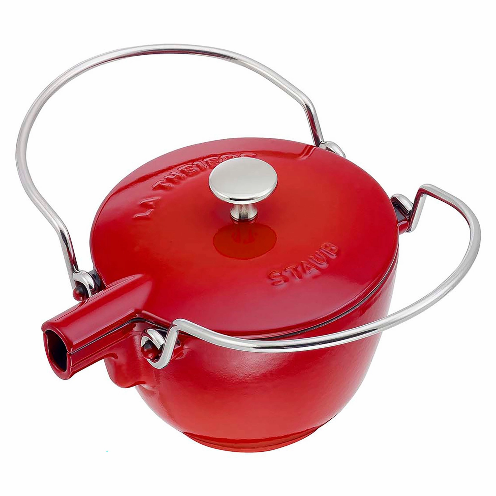 Staub Cast Iron 1-qt Round Tea Kettle