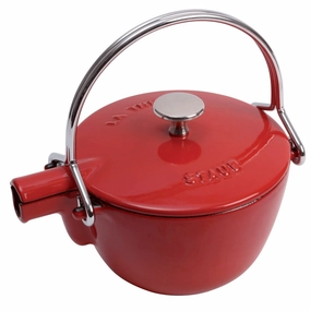 Staub Cast Iron 1-qt Round Tea Kettle Cookware holiday sale