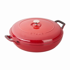 Staub Cast Iron 3.5-qt Braiser Cookware holiday sale