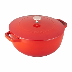 Staub Cast Iron 3.75-qt Essential French Oven Cookware holiday sale