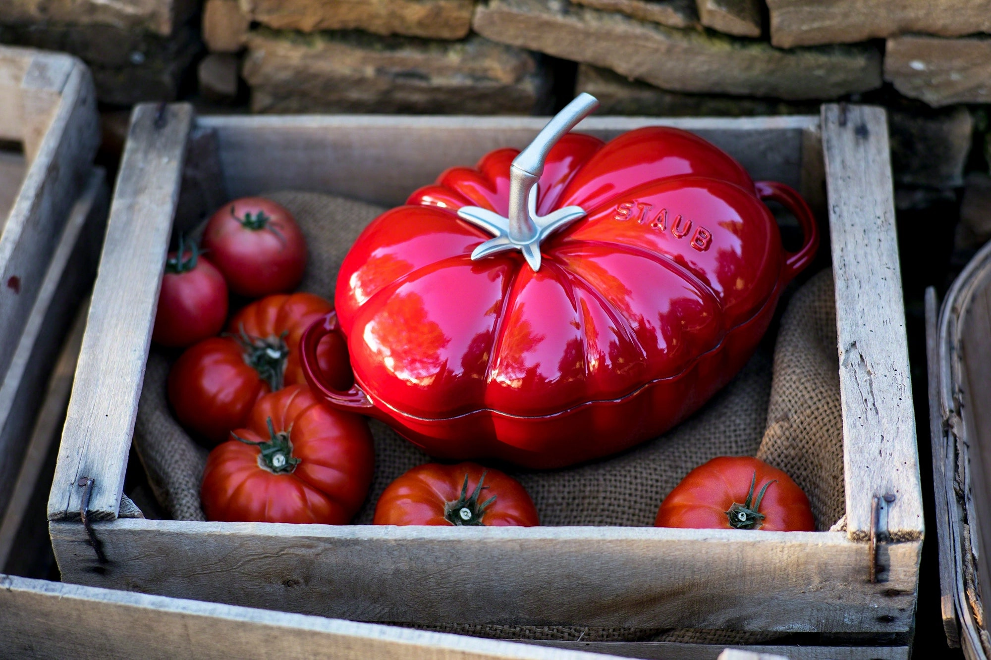 Staub Cast Iron 3-qt Tomato Cocotte