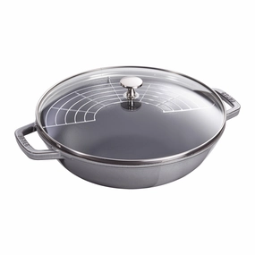 Staub Cast Iron 4.5-qt Perfect Pan Cookware holiday sale