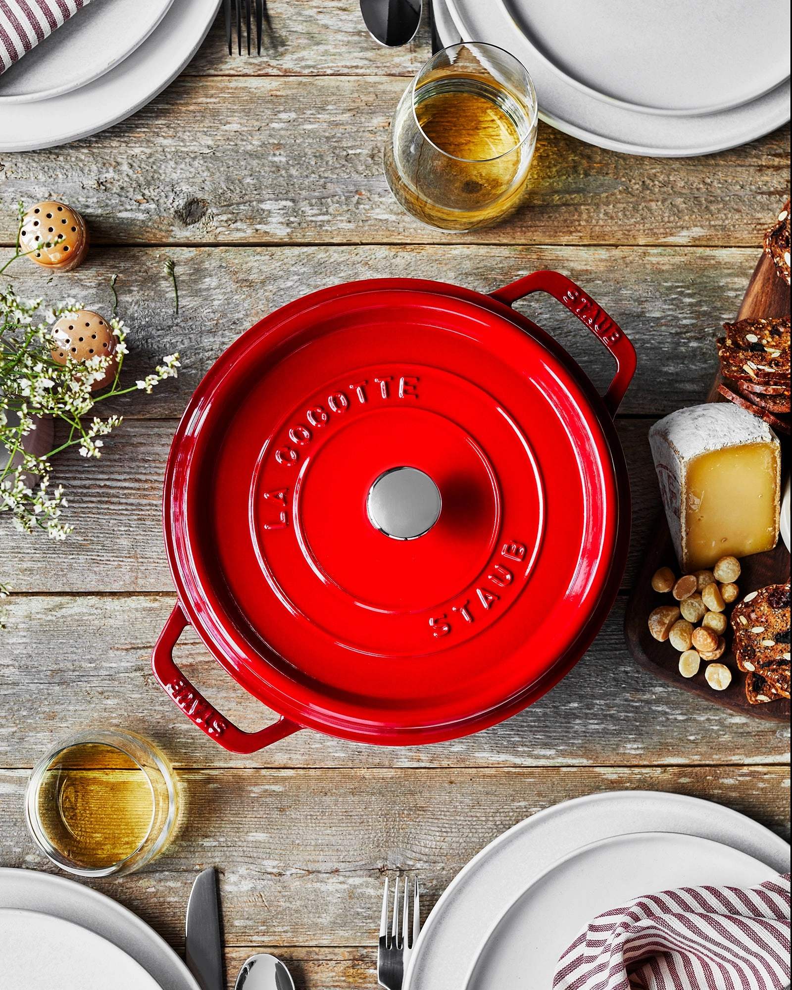 Staub Cast Iron 4-qt Round Cocotte