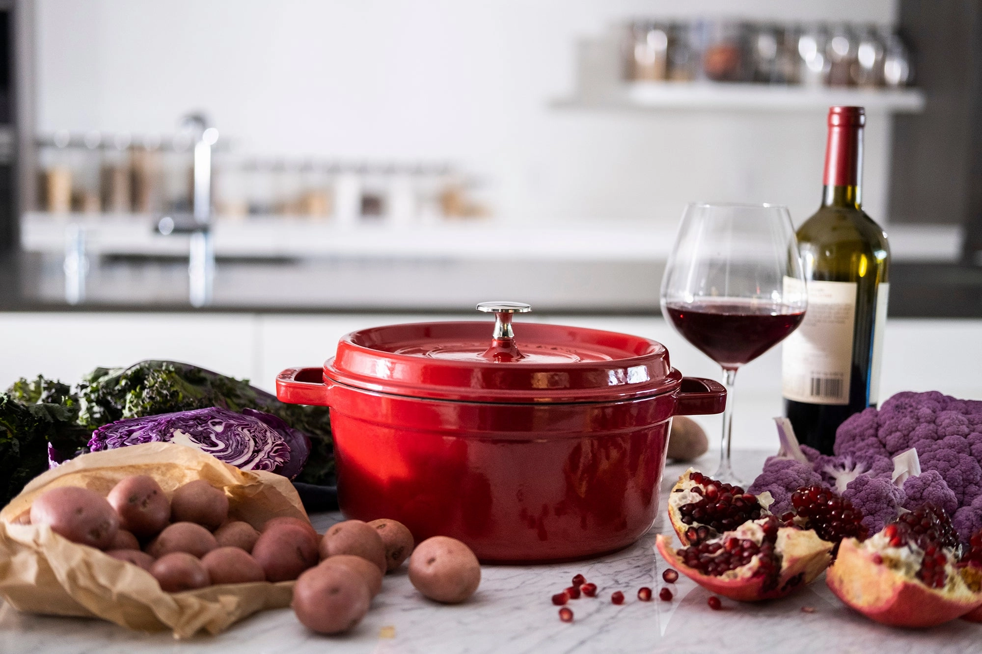 Staub Cast Iron 4-qt Round Cocotte