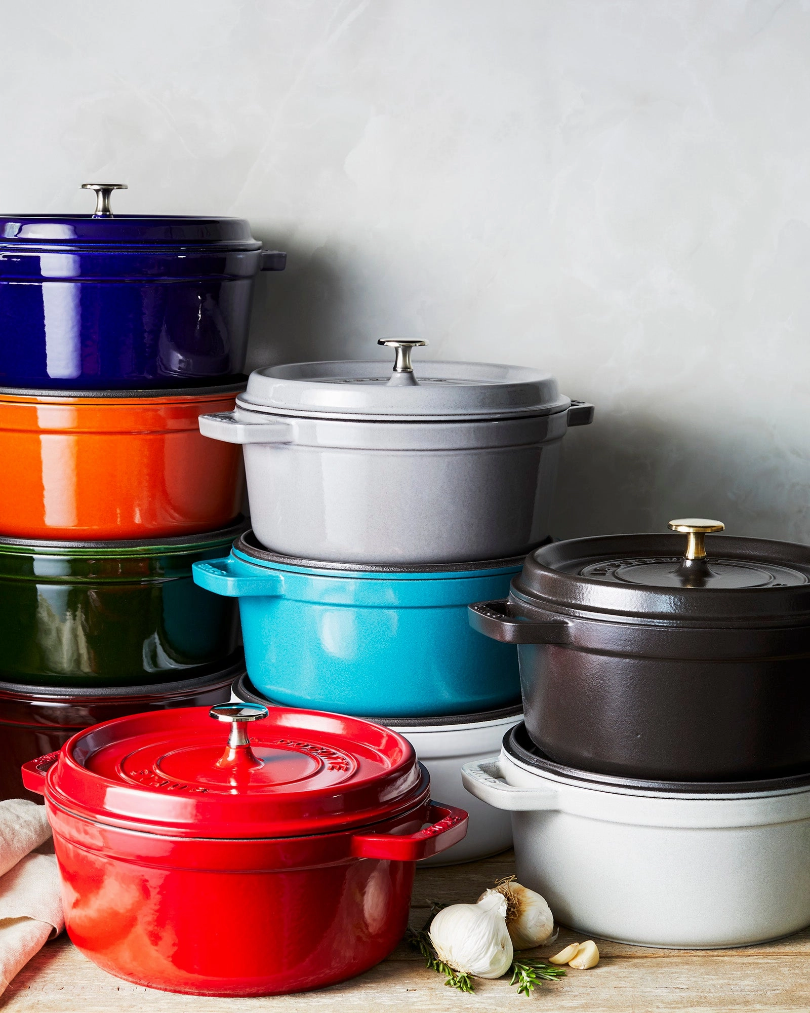Staub Cast Iron 4-qt Round Cocotte