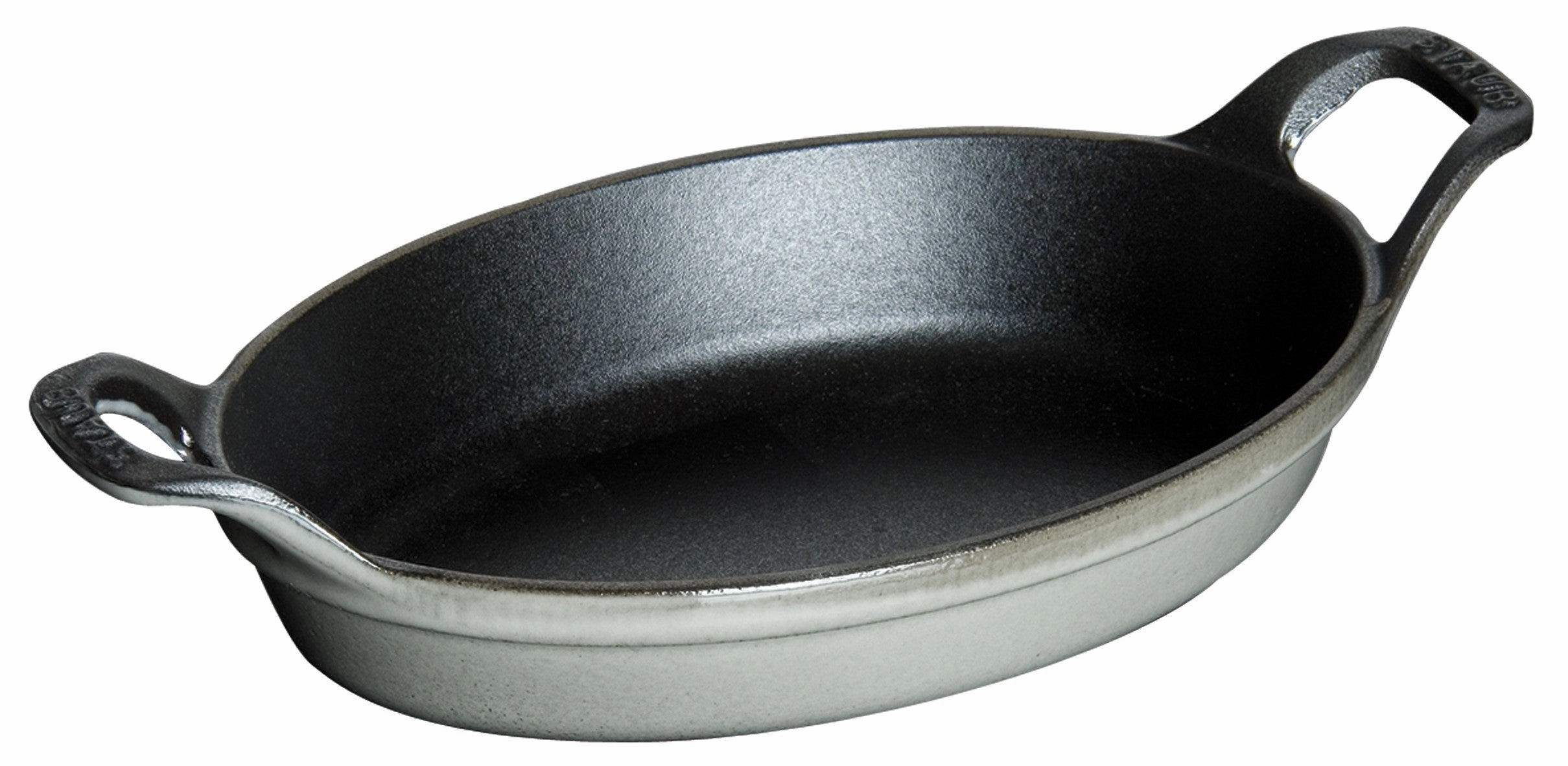 Staub Cast Iron 5.5-inch x 3.8-inch Mini Oval Gratin Baking Dish