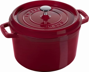 Staub Cast Iron 5-qt Tall Cocotte Cookware holiday sale