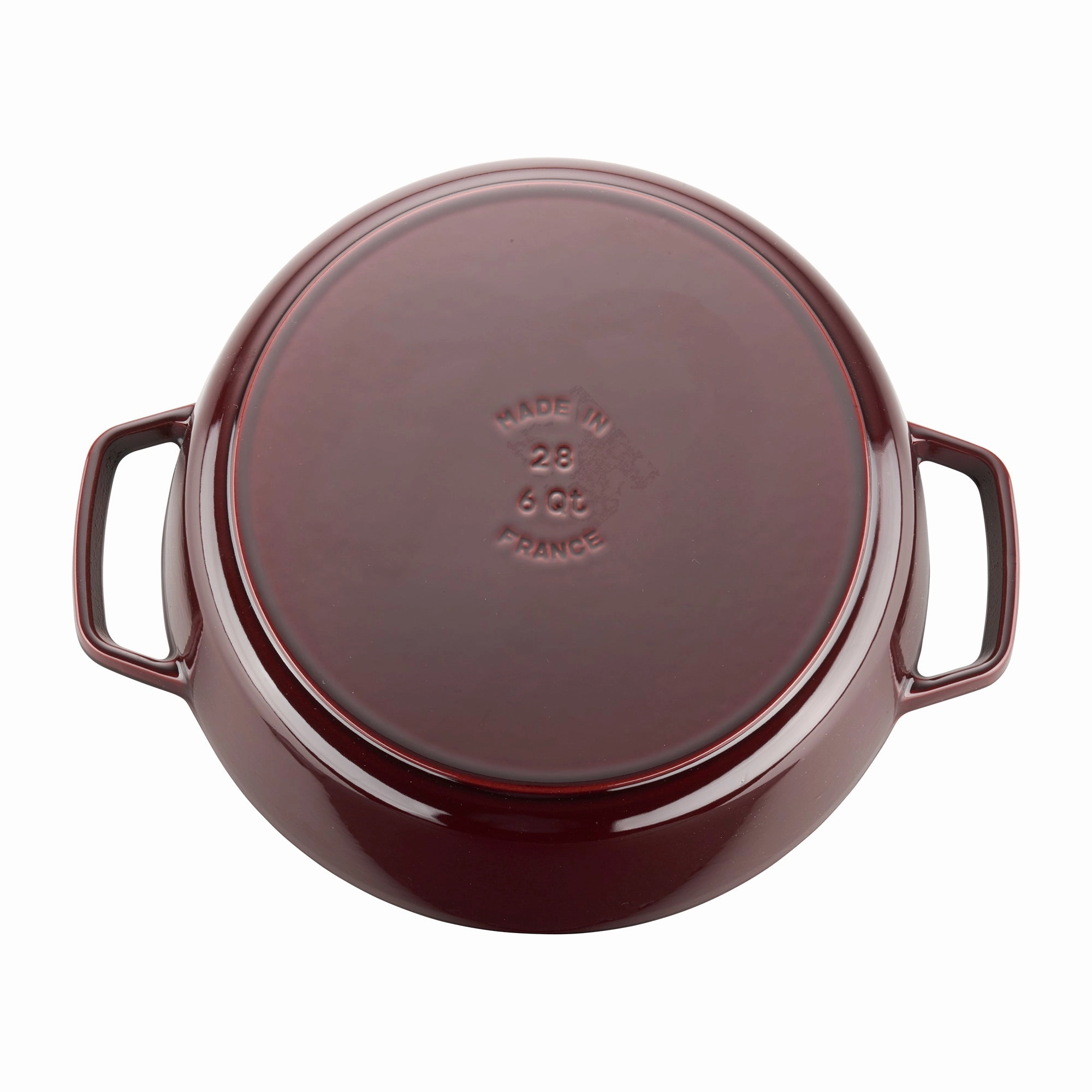 Staub Cast Iron 6-qt Cochon Shallow Wide Round Cocotte