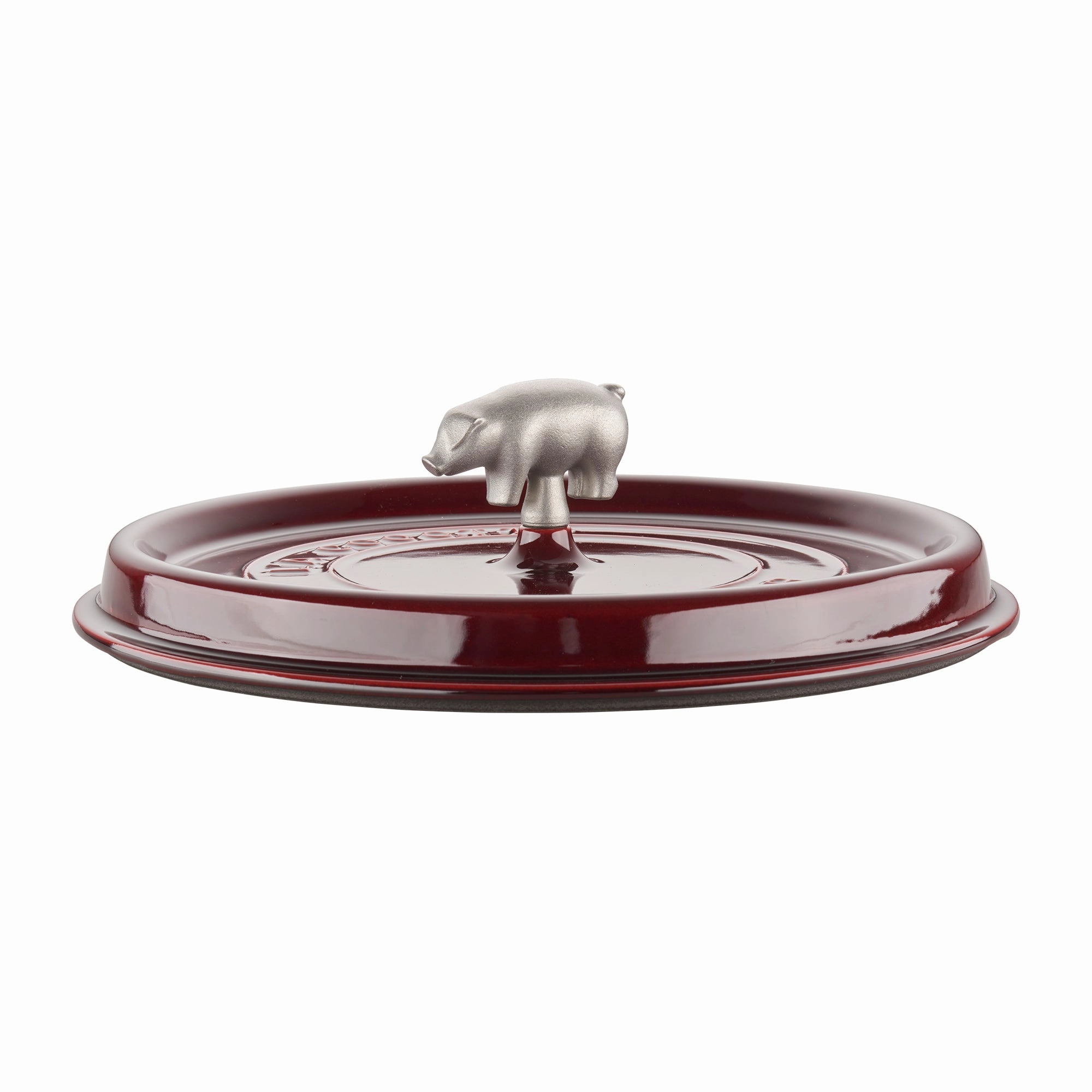 Staub Cast Iron 6-qt Cochon Shallow Wide Round Cocotte