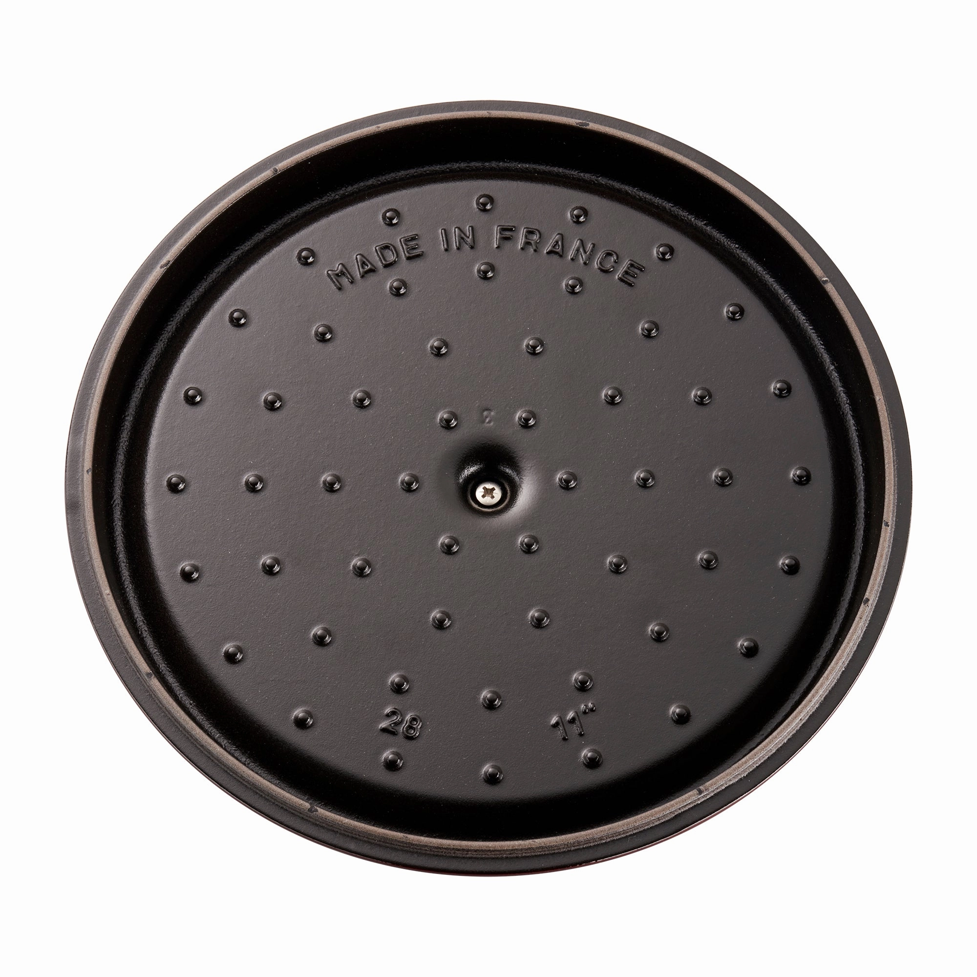 Staub Cast Iron 6-qt Cochon Shallow Wide Round Cocotte