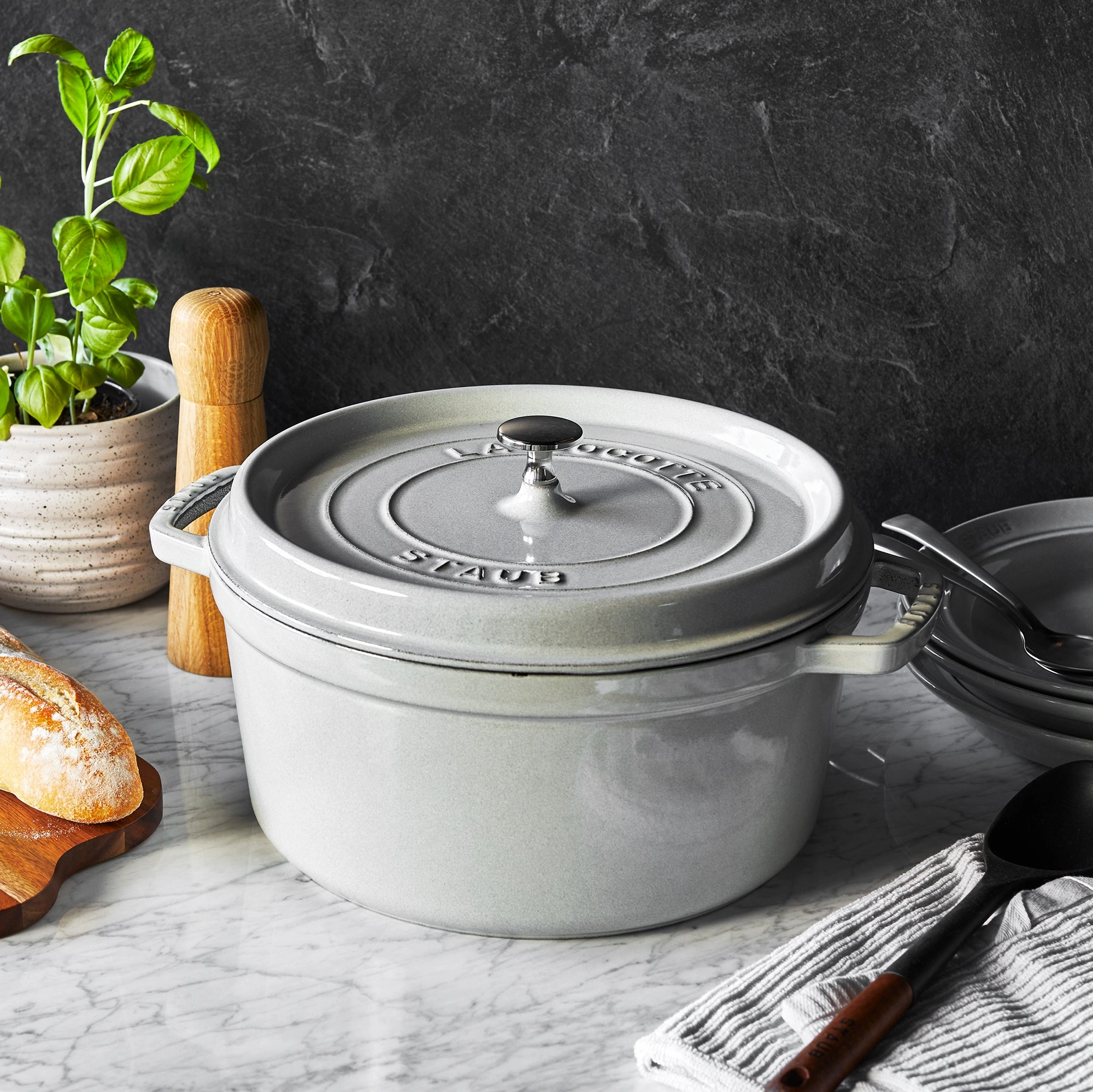Staub Cast Iron 7-qt Round Cocotte