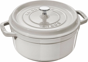 Staub Cast Iron 7-qt Round Cocotte Cookware holiday sale