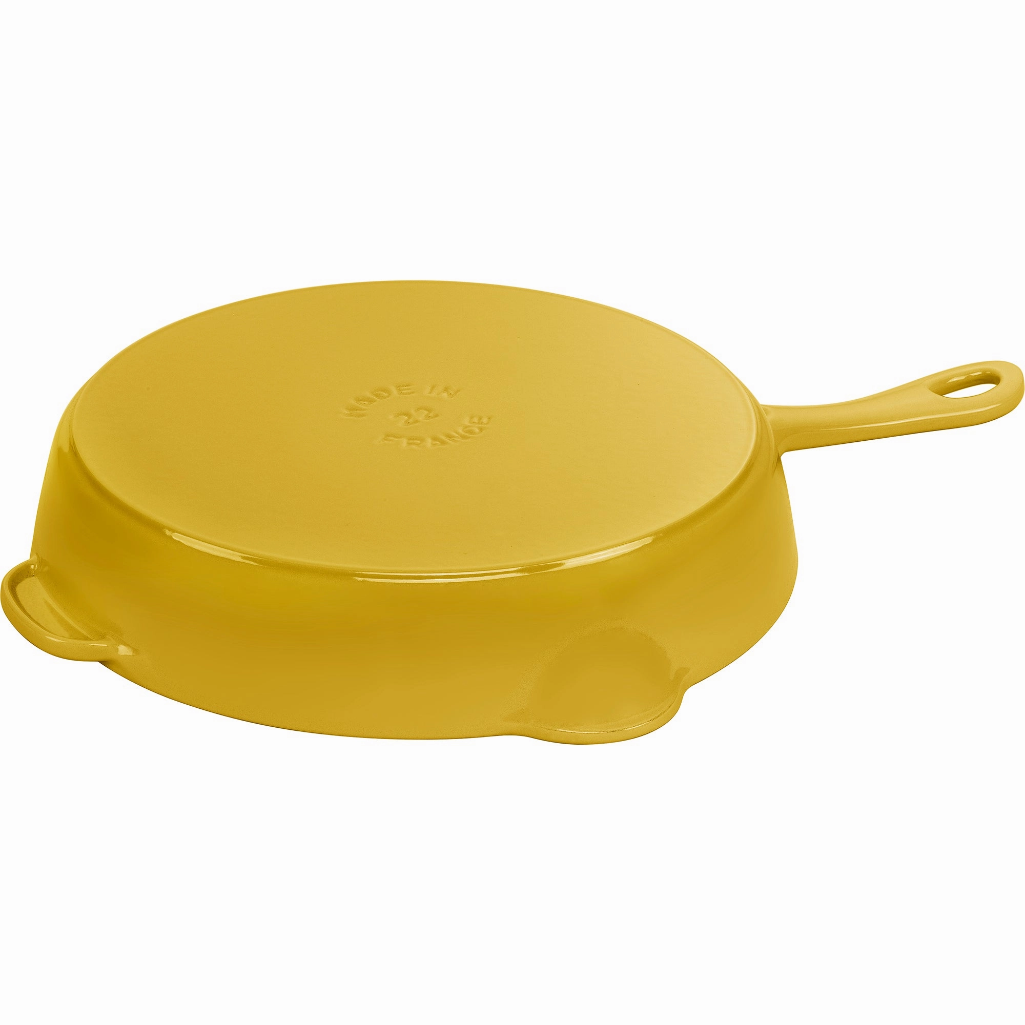 STAUB Cast Iron 8.5-inch Traditional Deep Skillet