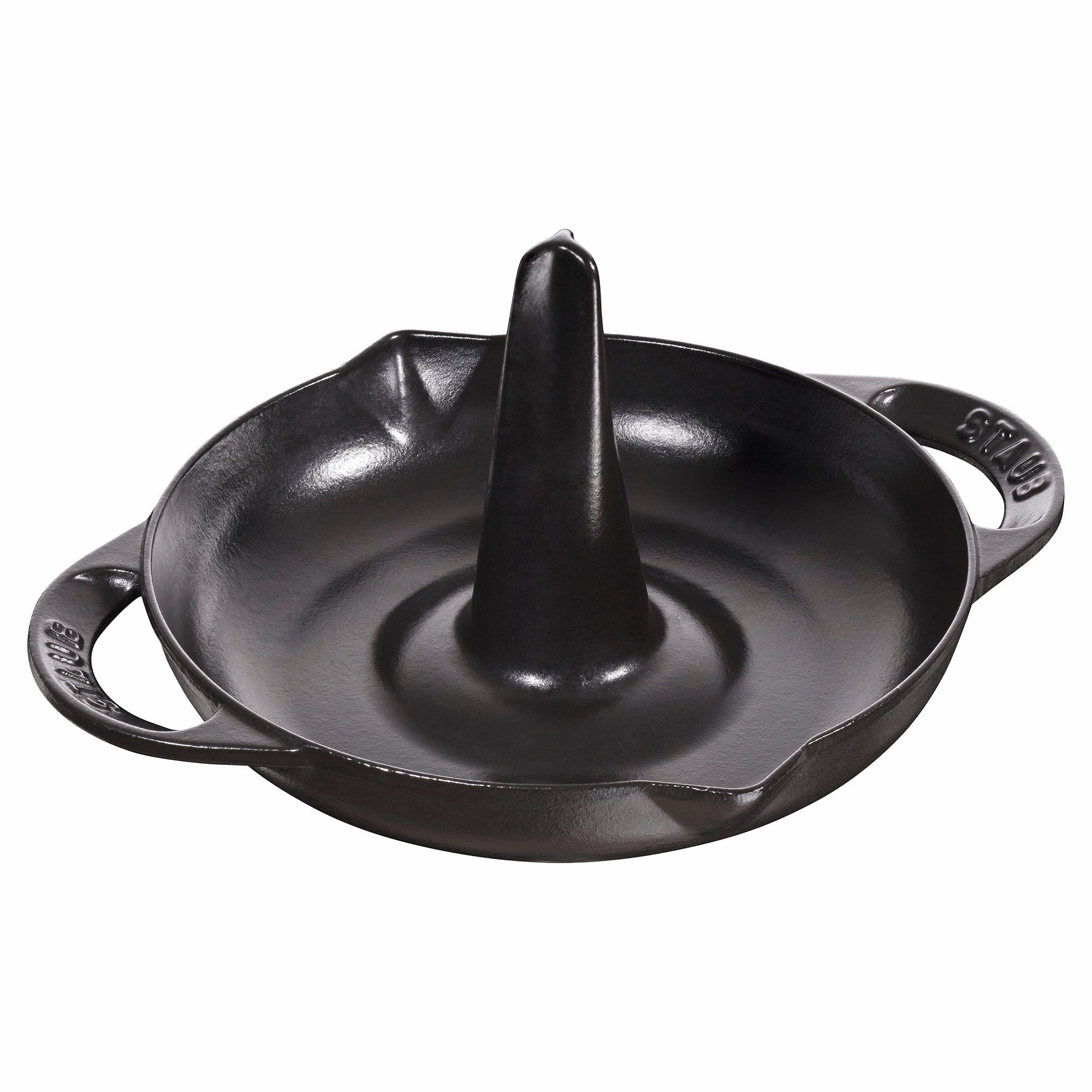 Staub Cast Iron 9.5-inch Vertical Chicken Roaster Cookware holiday sale
