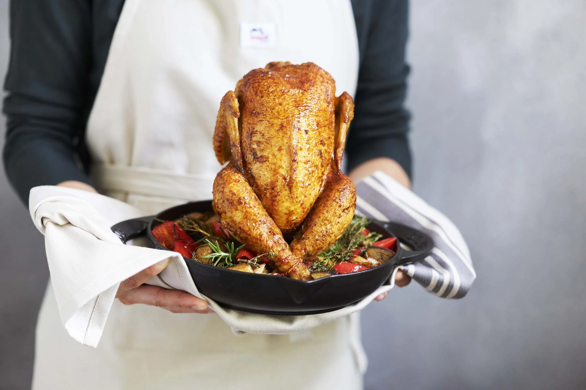 Staub Cast Iron 9.5-inch Vertical Chicken Roaster