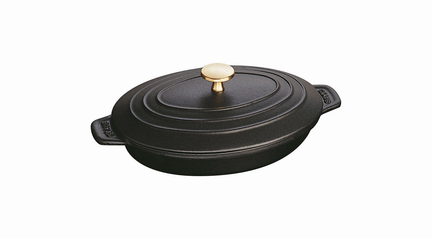 Staub Cast Iron 9-inch x 6.6-inch Oval Covered Baking Dish Bakeware online promo