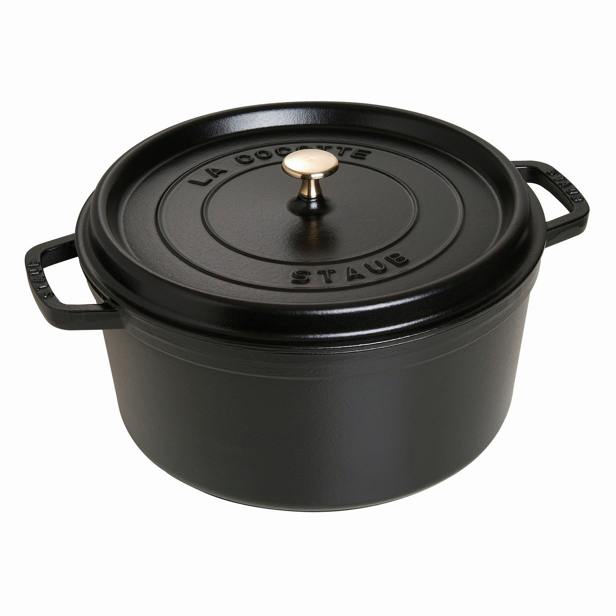 Staub Cast Iron 9-qt Round Cocotte Cookware holiday sale
