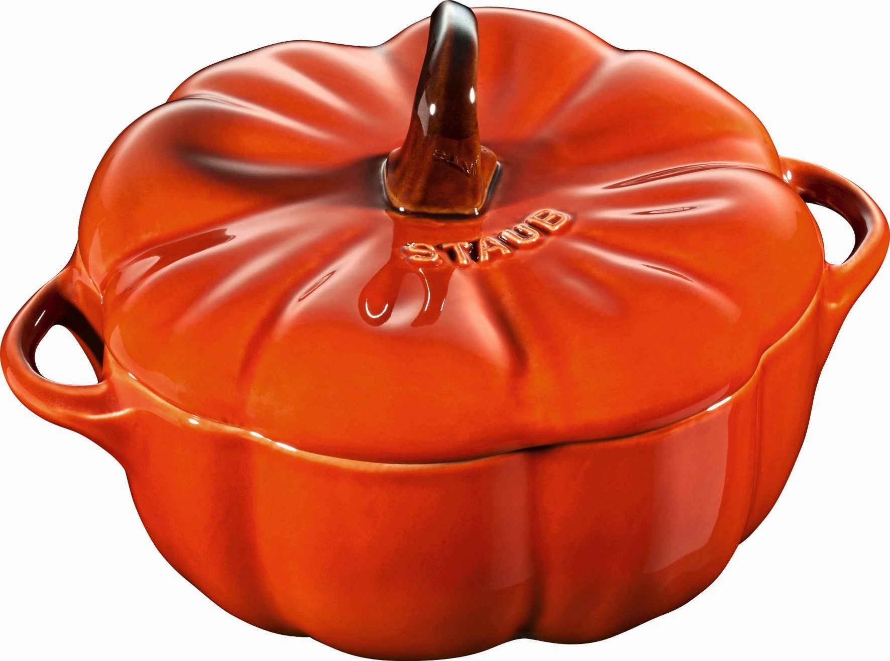 Staub Ceramic 16-oz Petite Pumpkin Cocotte