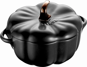 Staub Ceramic 16-oz Petite Pumpkin Cocotte Cookware holiday sale
