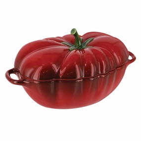 Staub Ceramic 16-oz Petite Tomato Cocotte - Cherry Cookware holiday sale