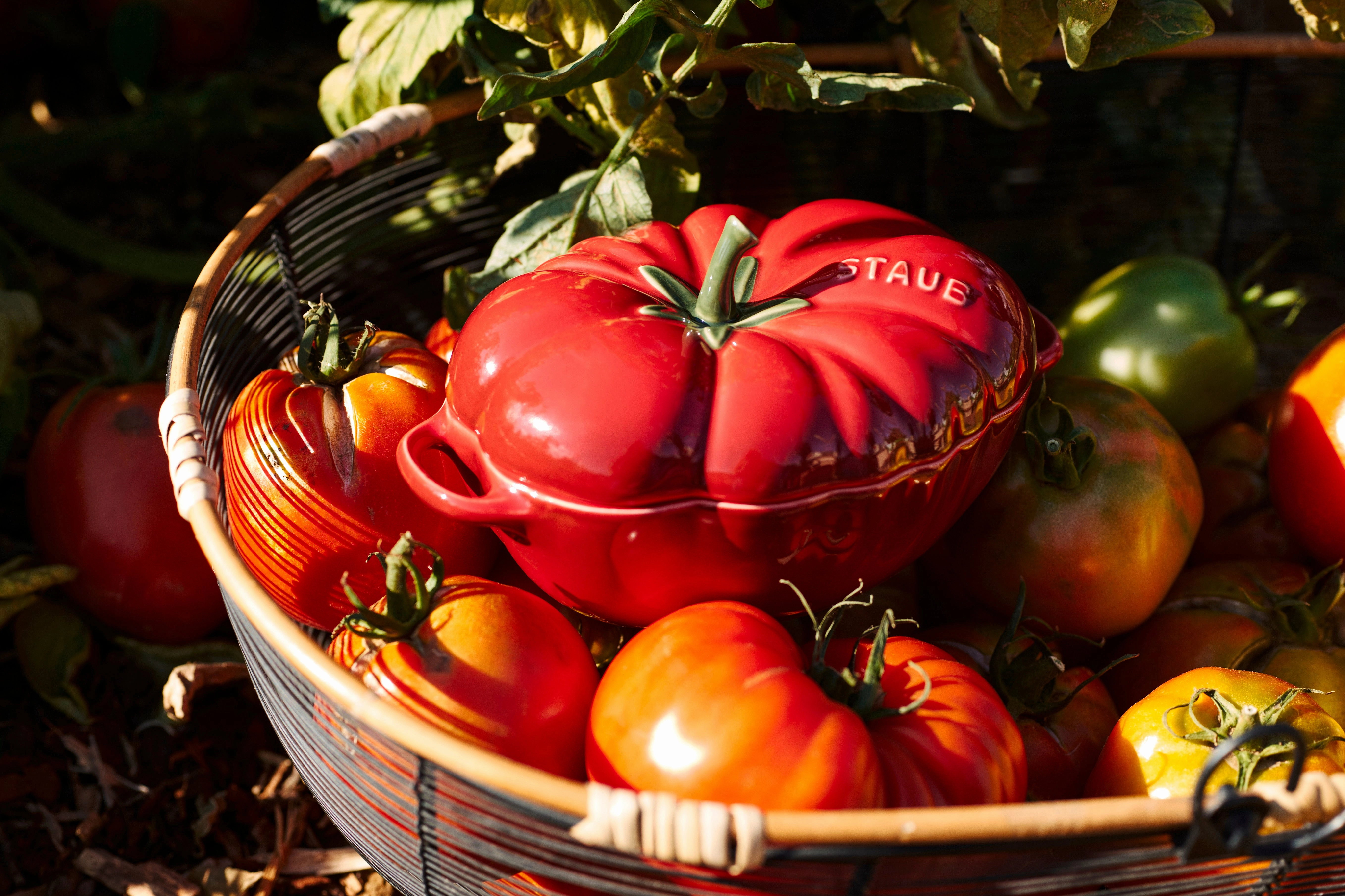 Staub Ceramic 16-oz Petite Tomato Cocotte - Cherry