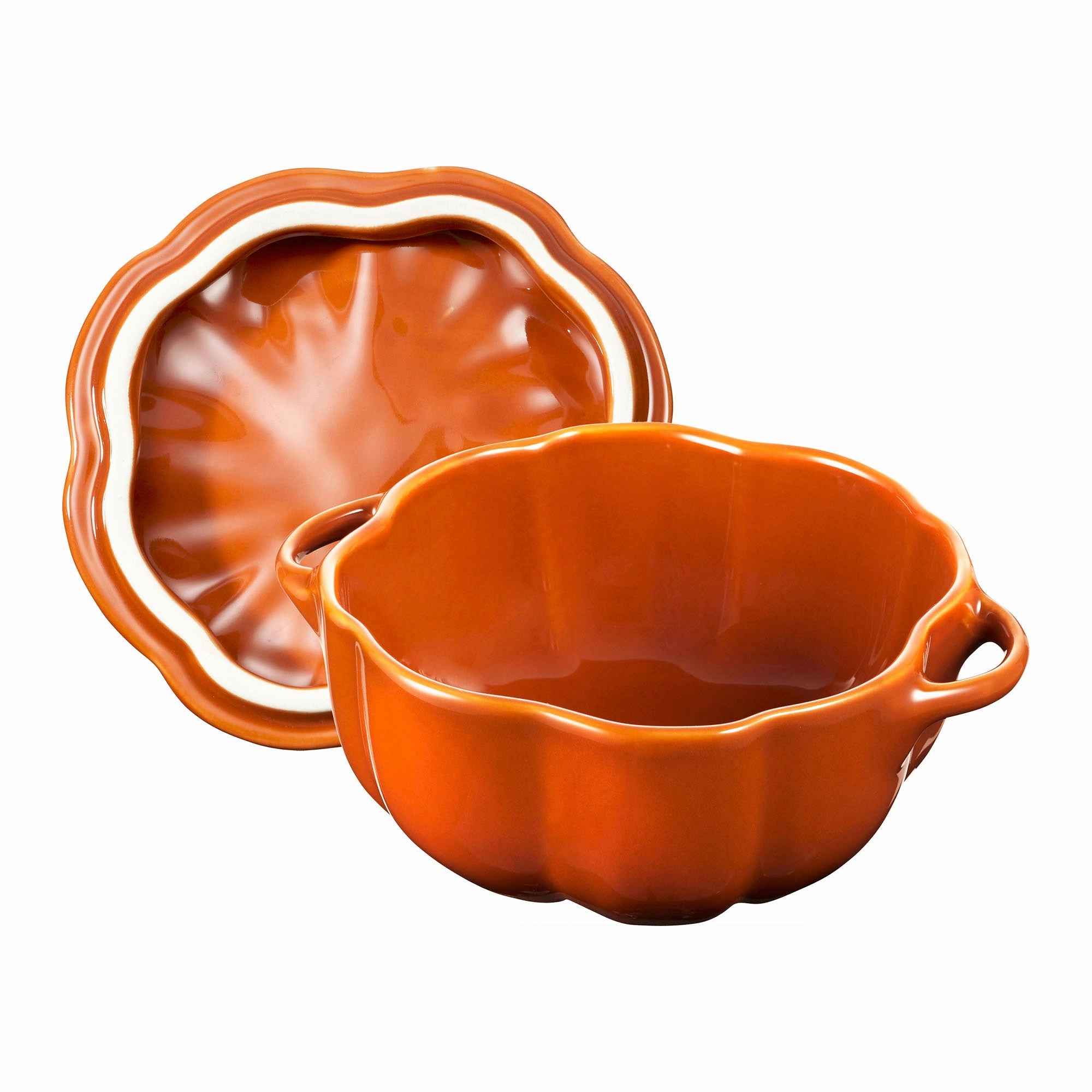 Staub Ceramic 24-oz Pumpkin Cocotte
