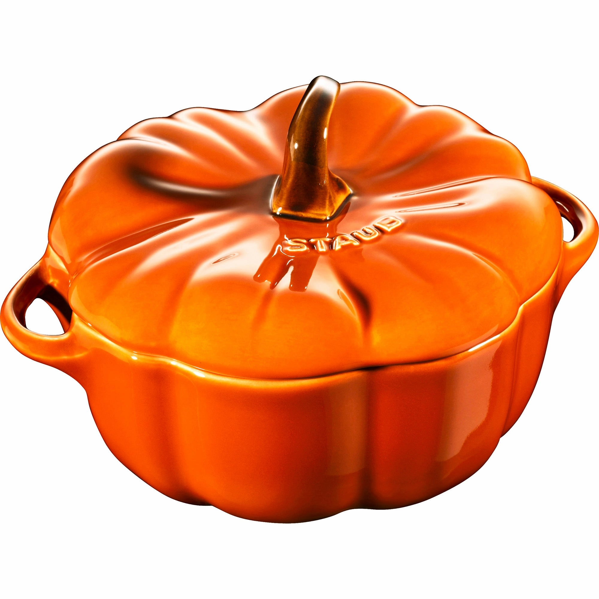 Staub Ceramic 24-oz Pumpkin Cocotte Cookware holiday sale