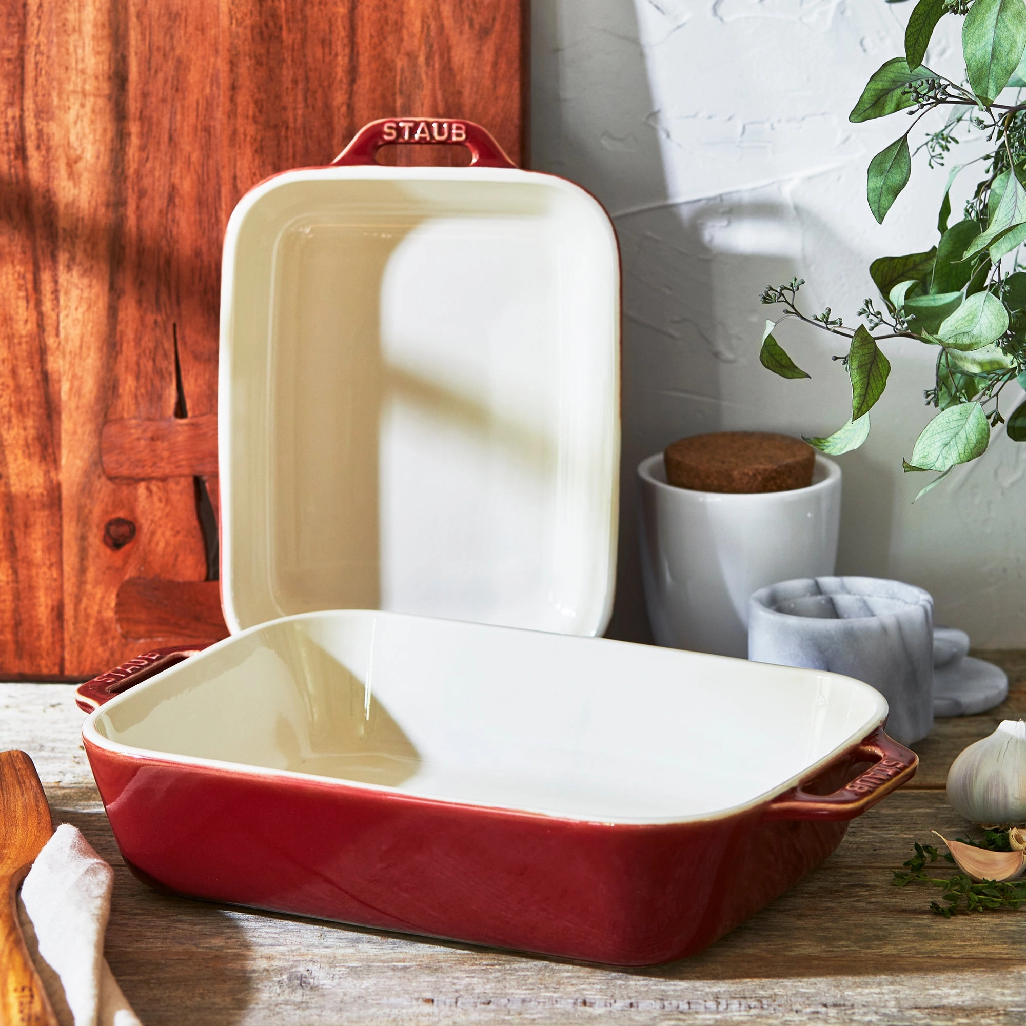 Staub Ceramic 2-pc Rectangular Baking Dish Set