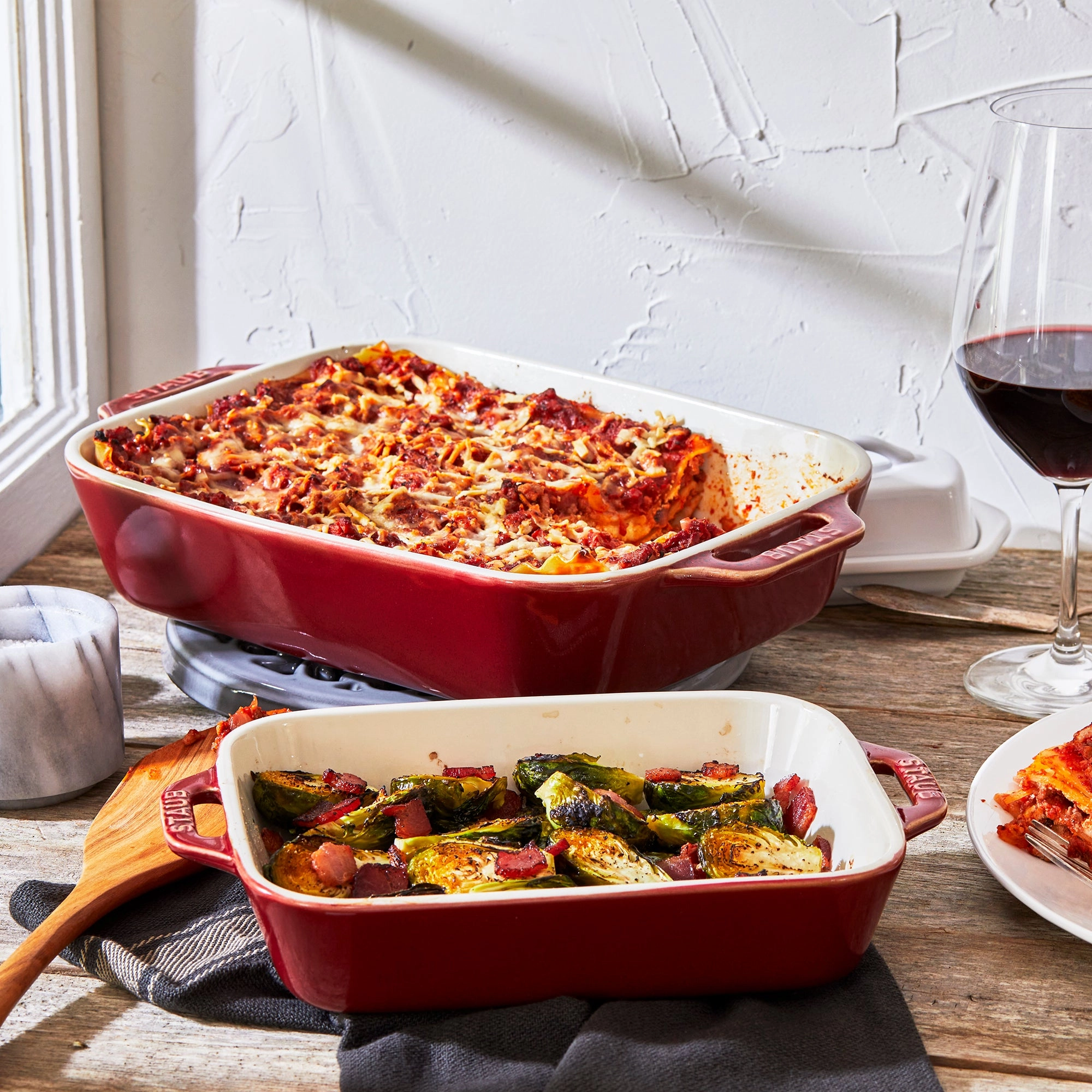 Staub Ceramic 2-pc Rectangular Baking Dish Set