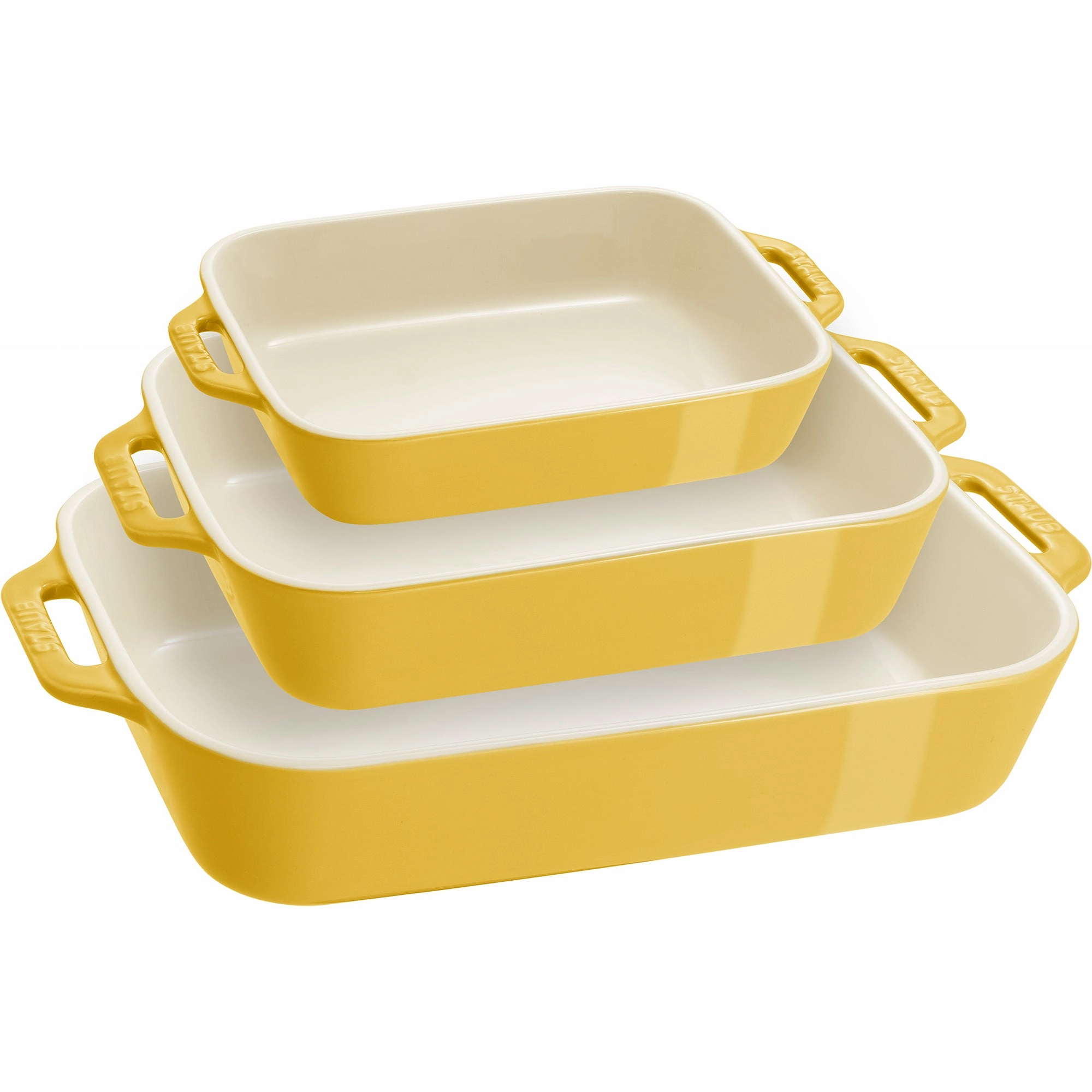 Staub Ceramics 3-pc Rectangular Baking Dish Set