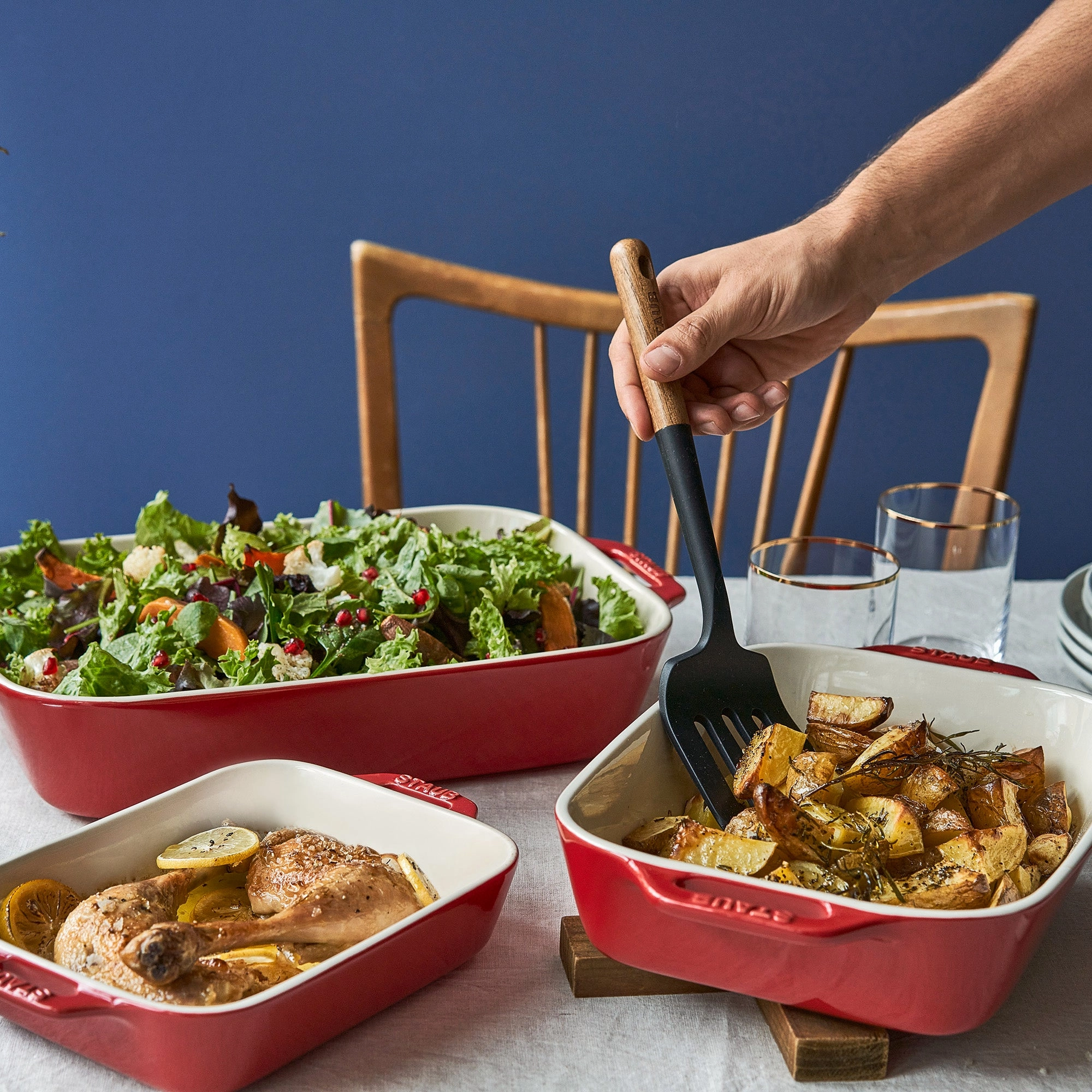 Staub Ceramics 3-pc Rectangular Baking Dish Set