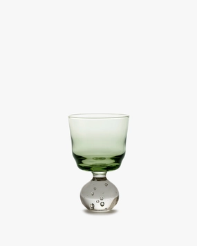 Stem glass S green Eternal snow Glassware Tableware hot sale