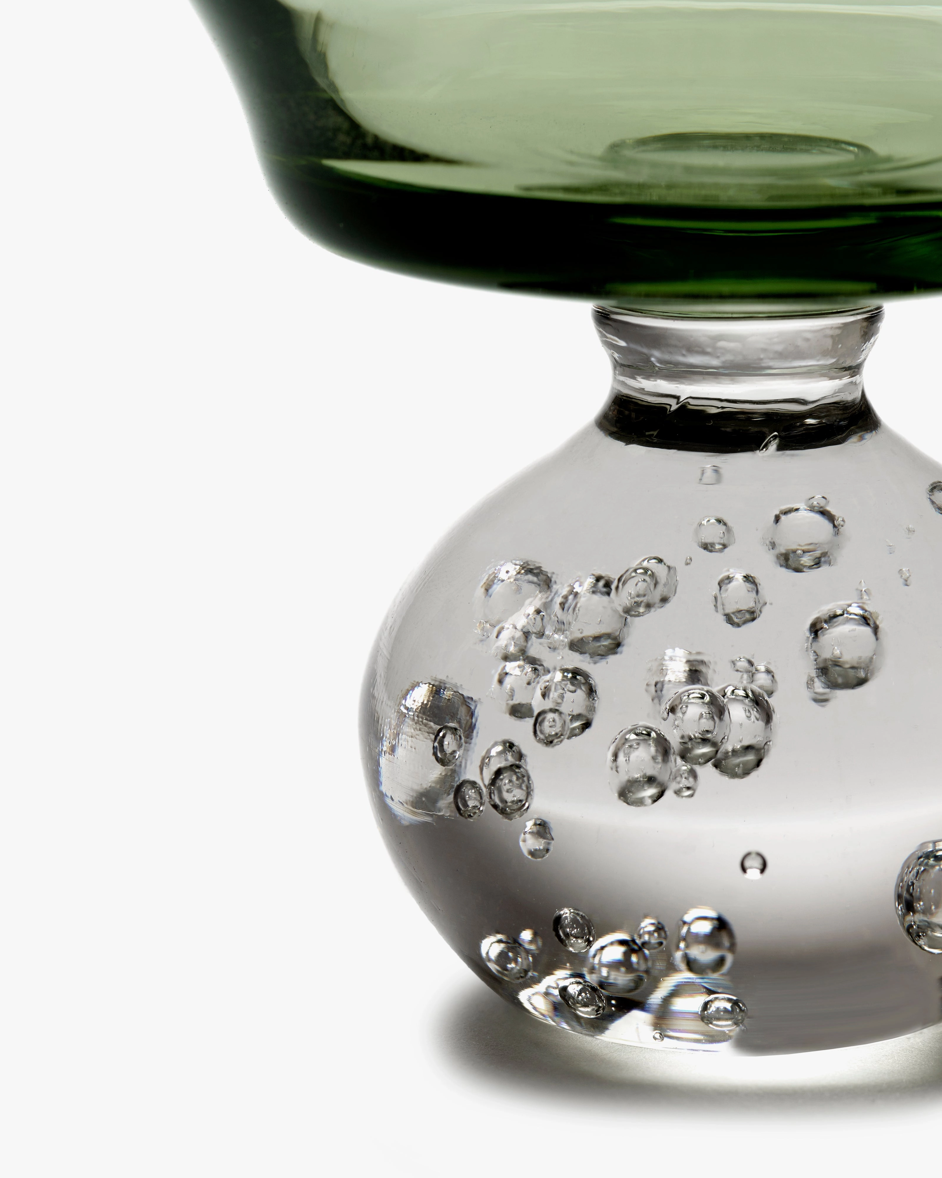 Stem glass S green Eternal snow Glassware Tableware discount