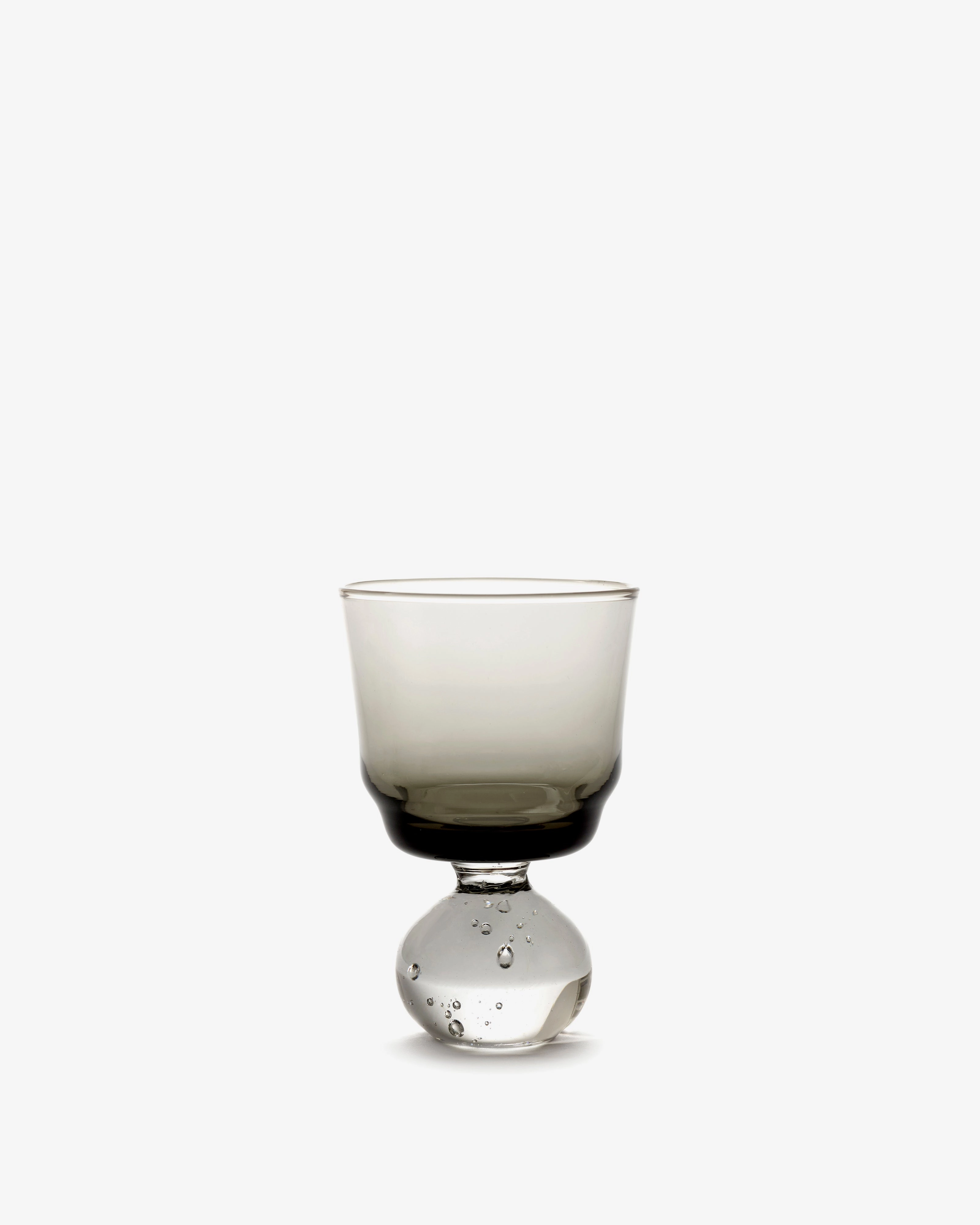 Stem glass S smokey gray Eternal snow Glassware Tableware hot sale