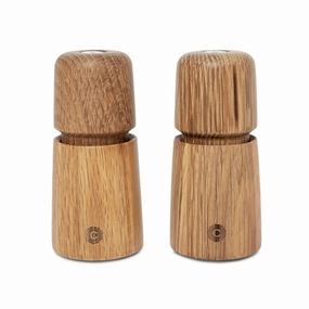 Stockholm Set of 2 Mini Grinders, H11cm, Oak Serveware Good quality and affordable