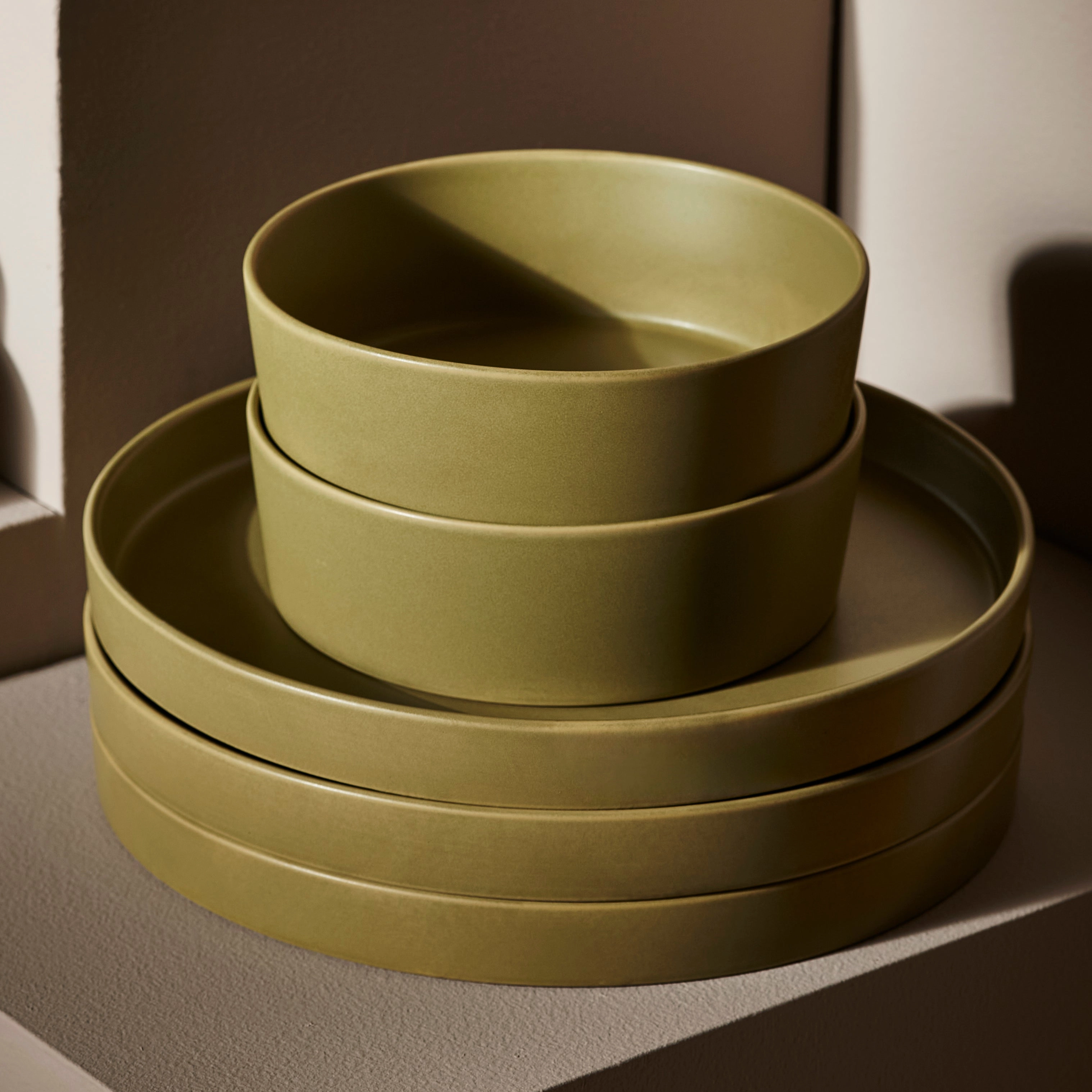 Stone by Mercer Project MODAN Stoneware 24-Piece Dinnerware Set