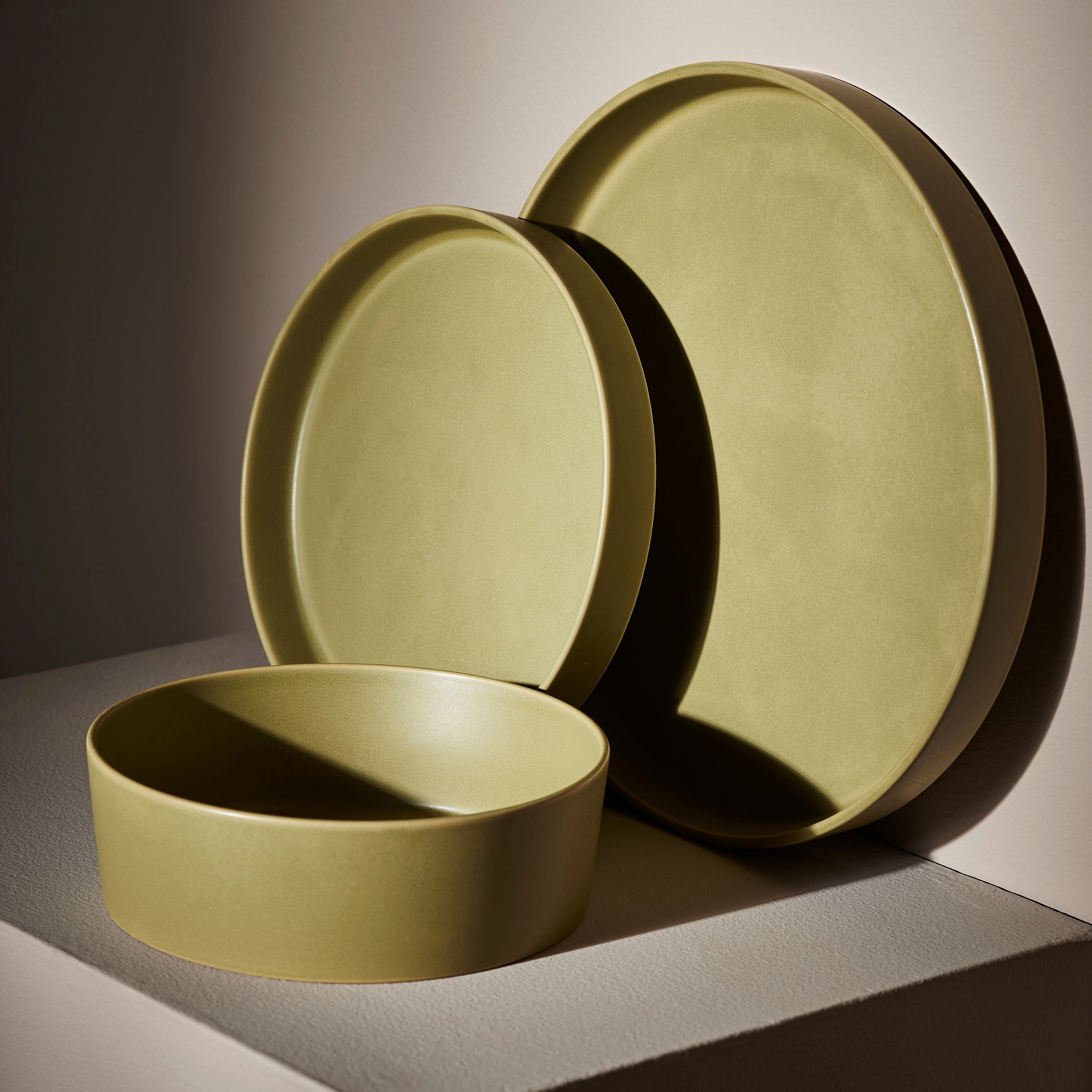 Stone by Mercer Project MODAN Stoneware 24-Piece Dinnerware Set