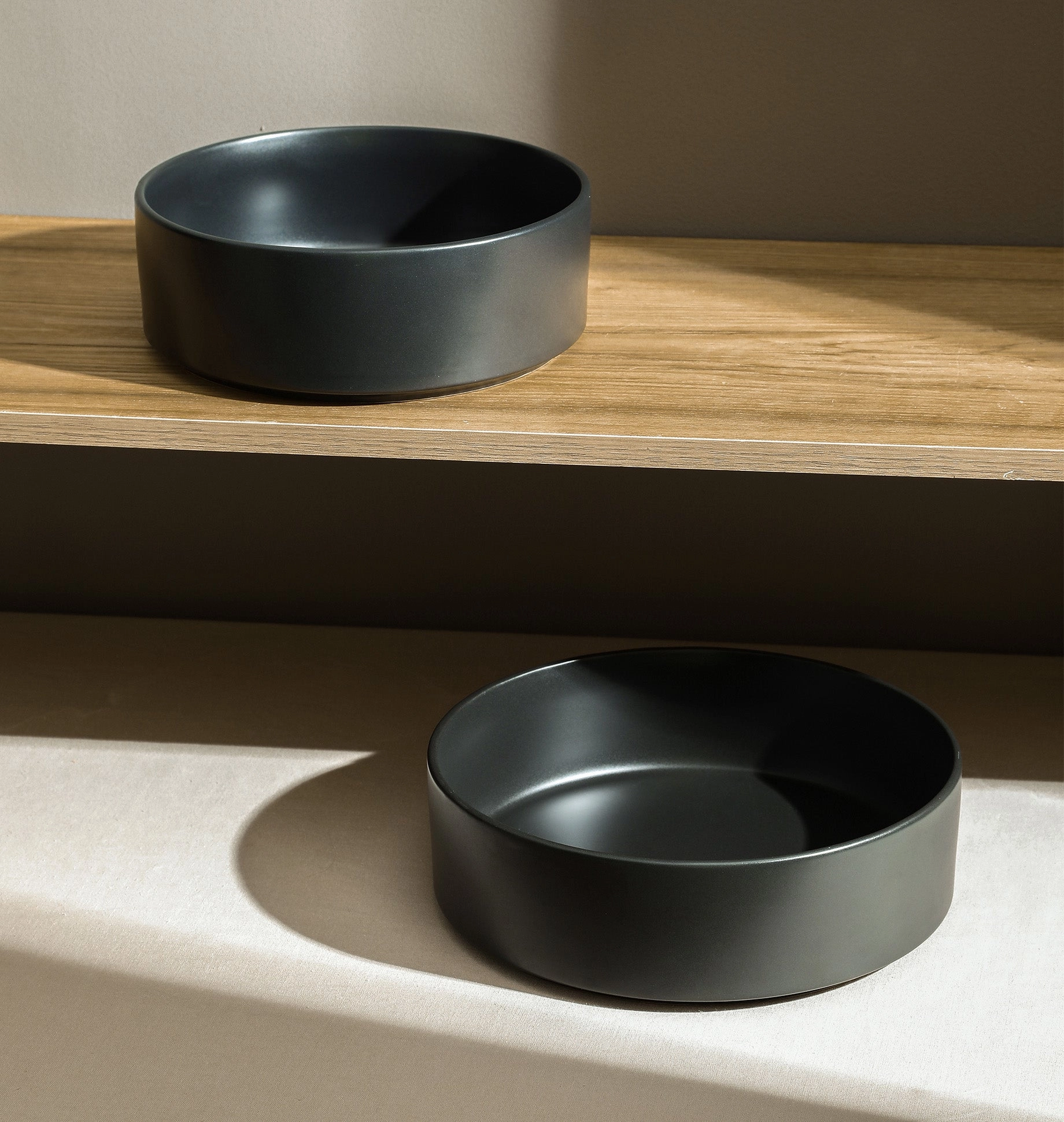 Stone Lain Celina Stoneware 2-Piece Round Bowl Service Set