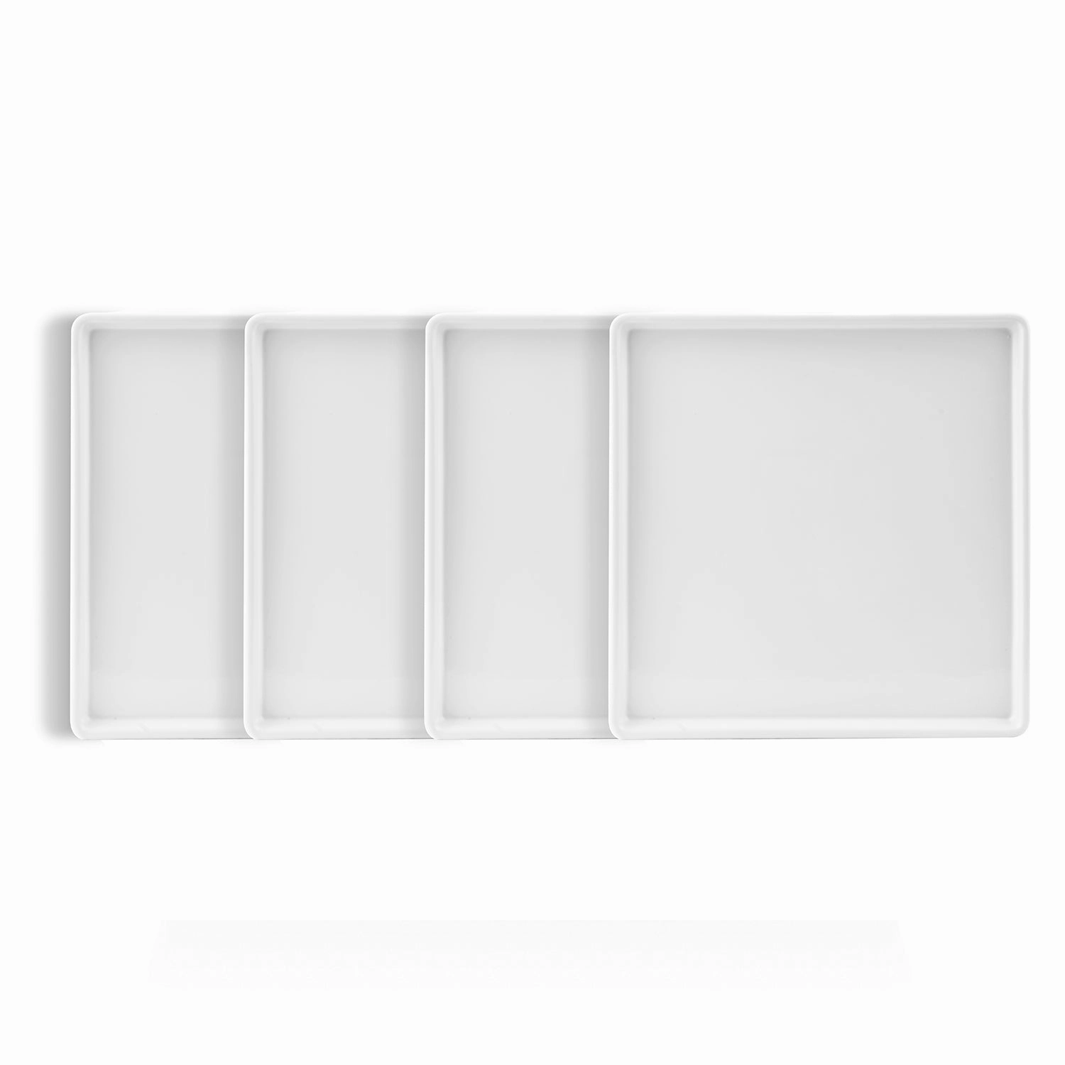 Stone Lain Grace Stoneware Square Salad Plate Set of 4 Dinnerware clearance deals