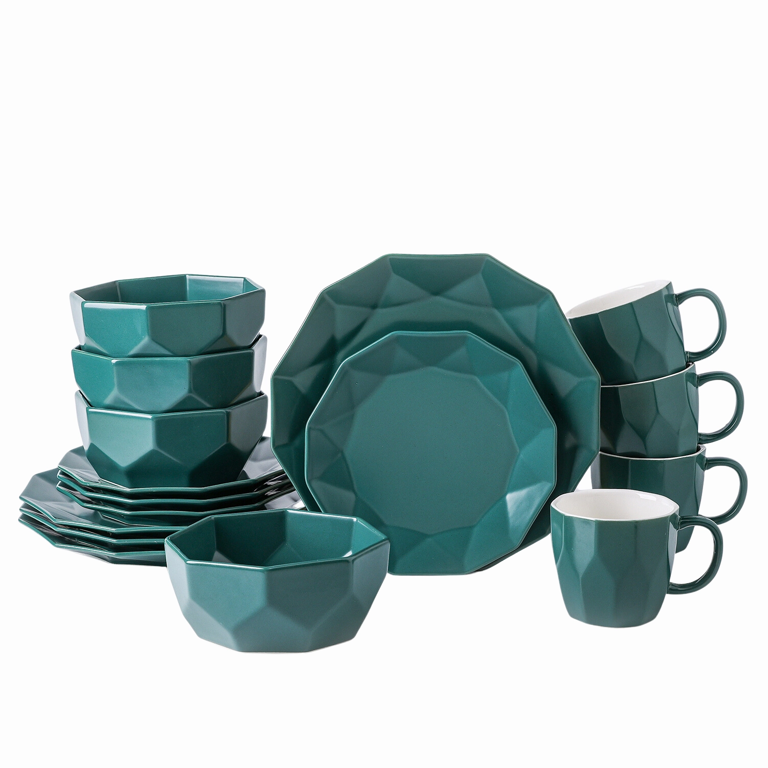 Stone Lain Jamie Porcelain 16-Piece Dinnerware Set