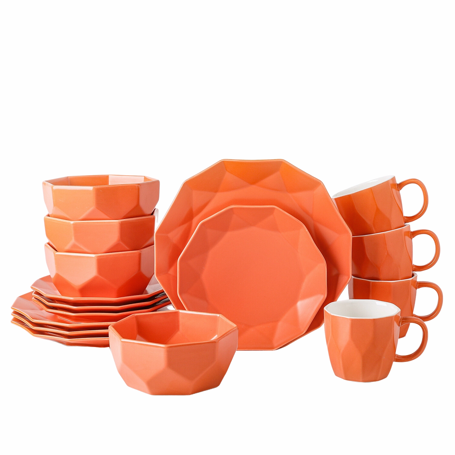 Stone Lain Jamie Porcelain 16-Piece Dinnerware Set