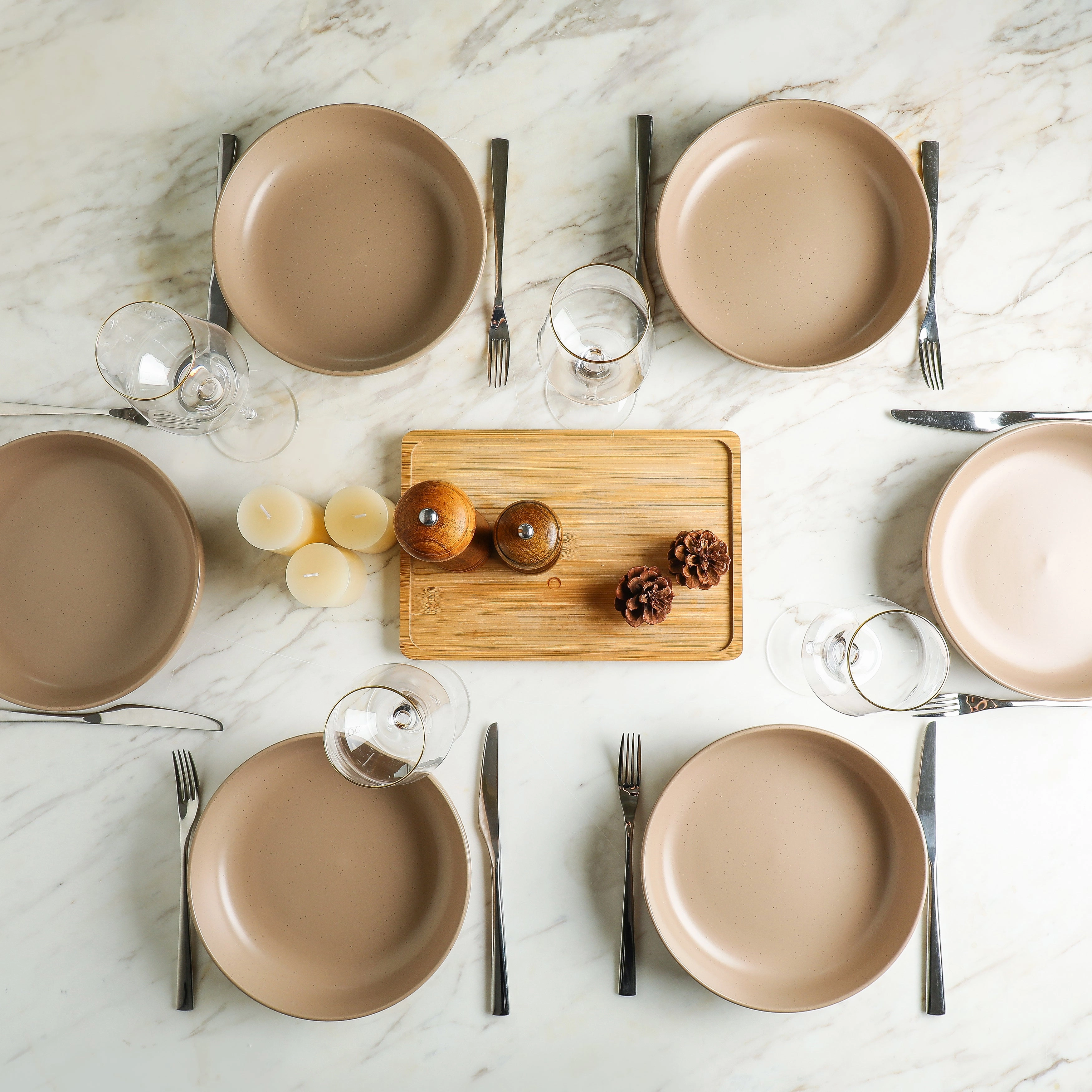 Stone Lain Logan Stoneware Pasta Bowl Set of 4