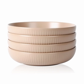 Stone Lain Logan Stoneware Pasta Bowl Set of 4 Dinnerware clearance deals