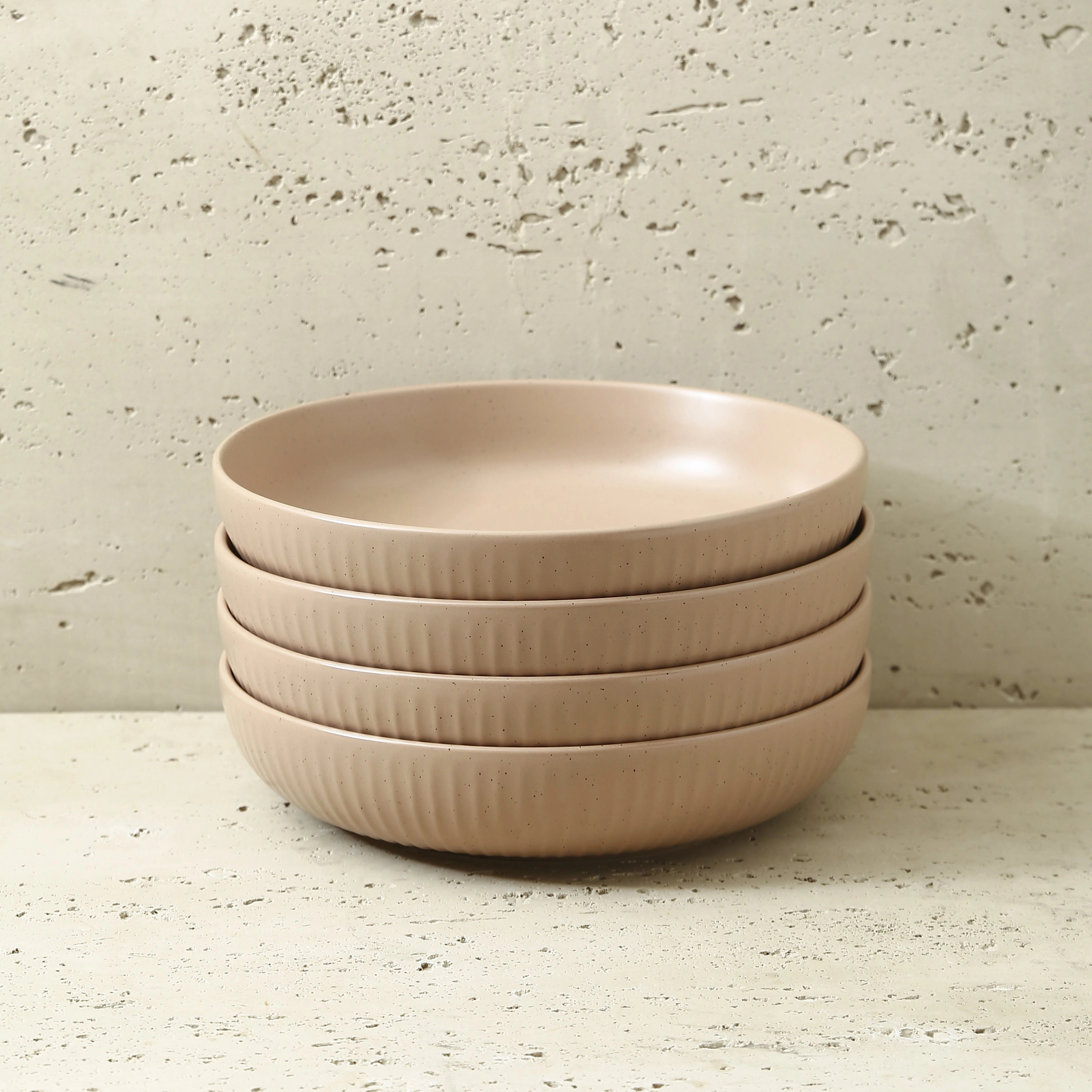 Stone Lain Logan Stoneware Pasta Bowl Set of 4