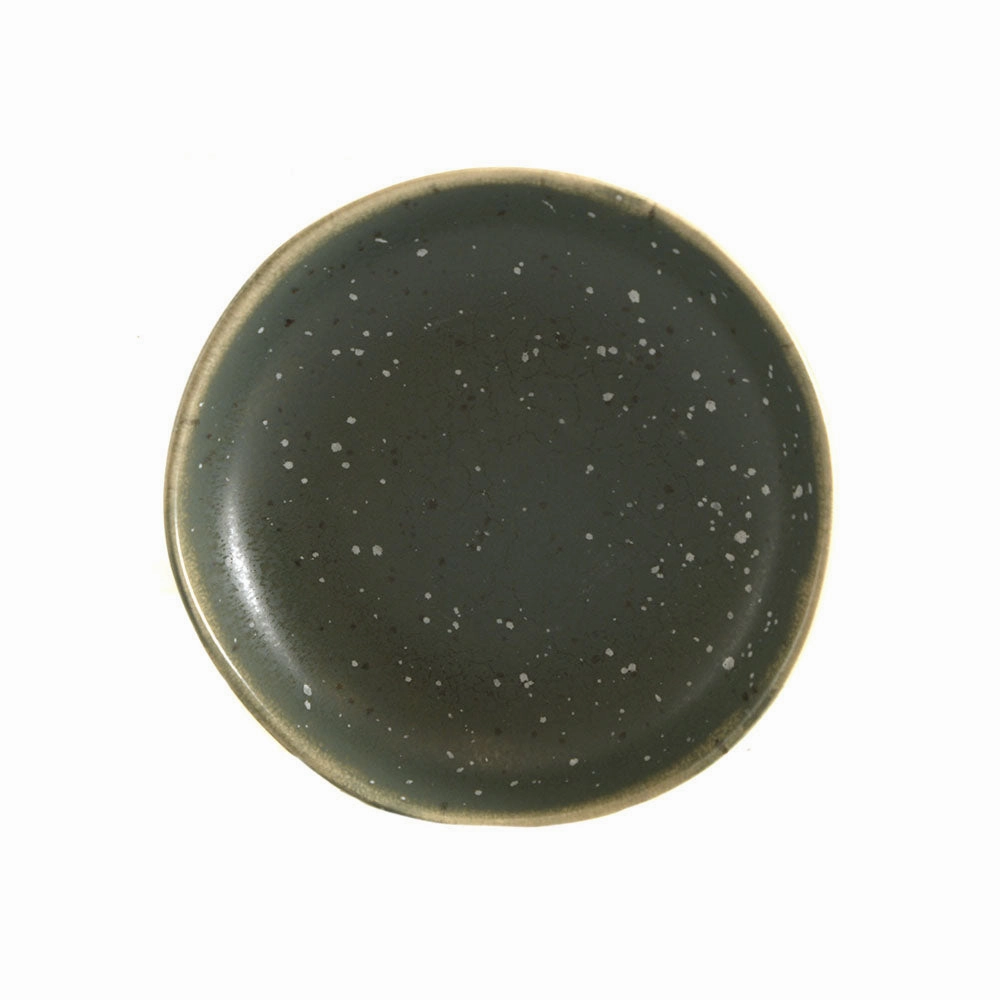 Stoneware Bowl Matte Speckle Green